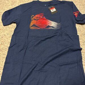 Men's Nike Air Jordan Retro 7 VII For the Love of the Game Olympic Shirt Sz L